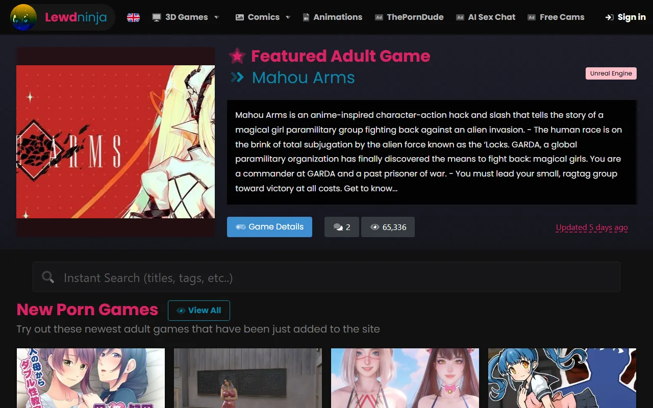 Screenshot: Lewdninja Screenshot of Lewdninja