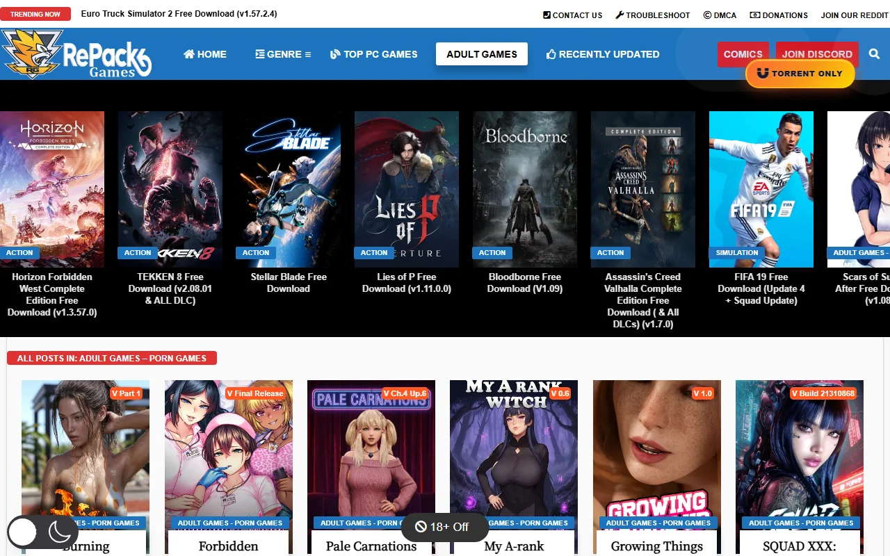 Screenshot: Repackgames Screenshot of Repackgames